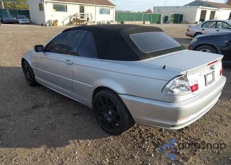 2001 BMW 325Ci from USA, damaged, VIN WBABS33411JY41725